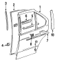 REAR DOOR. DOOR & COMPONENTS.