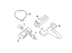 TIRE PRESSURE MONITOR COMPONENTS.