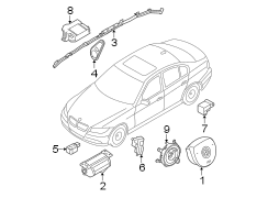 RESTRAINT SYSTEMS. AIR BAG COMPONENTS.