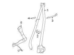 RESTRAINT SYSTEMS. FRONT SEAT BELTS.