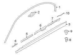 Rocker Panel Molding Insulator