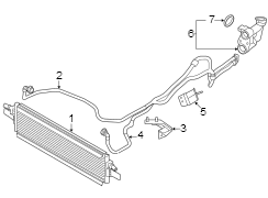 Oil. Cooler. Transmission. Tube. Automatic. (Left). Automatic Transmission.