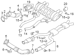 Exhaust Muffler Nut