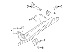 INSTRUMENT PANEL. GLOVE BOX.