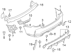 Valance Panel (Rear, Lower). Valance Panel. Bumper.