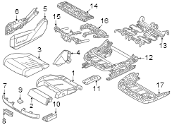 Lever, frw/back seat adju. SEAT ADJUSTER. 