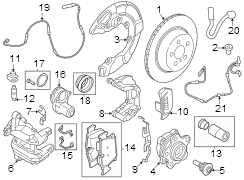 Disc Brake Caliper Bracket (Left)