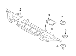 Radiator Support Splash Shield (Front)