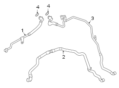 Drive Motor Inverter Coolant Line (Right)