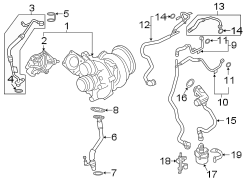 TURBOCHARGER & COMPONENTS.