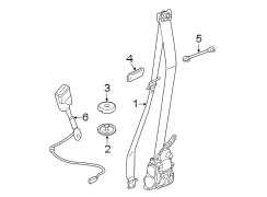 RESTRAINT SYSTEMS. FRONT SEAT BELTS.