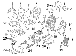 Seat Cushion Foam (Lower)