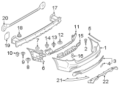 Bumper Cover (Rear, Lower)