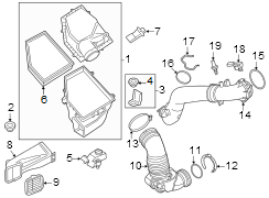 Air Cleaner Bracket (Upper)