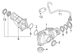 Differential Drive Pinion Oil Deflector