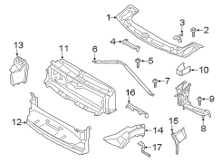 RADIATOR SUPPORT.