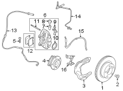 FRONT SUSPENSION. BRAKE COMPONENTS.