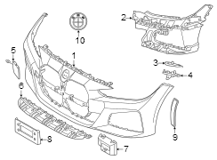 License Plate Bracket (Front)