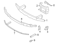 Bumper Impact Absorber (Front, Upper)