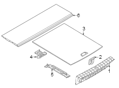 Liftgate Trim Scuff Plate (Rear, Lower)