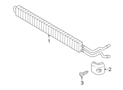 POWER STEERING OIL COOLER.