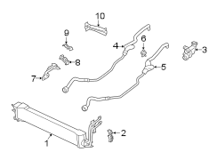 Seats & tracks. TRANS oil cooler.