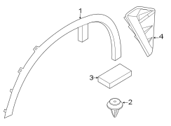 Foam belt. Wheel flare pad. Wheel flare seal. 