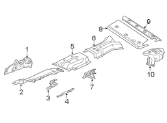 Exhaust system. Heat shields.