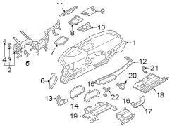 Instrument Panel Trim Panel (Lower)