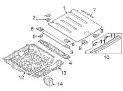 Trunk Trim Scuff Plate (Rear)