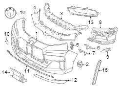 License Plate Bracket (Front)