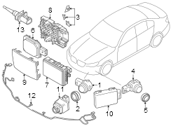 Cruise Control Distance Sensor Cover