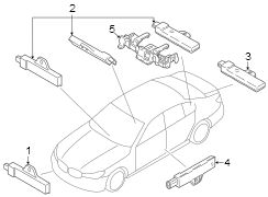 Keyless Entry Antenna Bracket