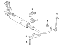 Suspension Stabilizer Bar Bracket (Lower)