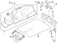 Trunk Trim Panel (Rear, Upper)