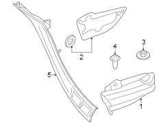 Tail Light Seal (Left, Rear)