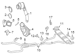 Catalytic Converter Bracket (Rear)