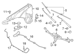 Wiper. Blade. Set. Windshield. (Front). Includes: One Set Of.