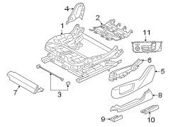 Seat Track Cover (Rear)