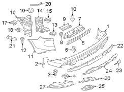 Bumper Impact Absorber (Left)