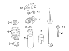 Suspension Shock Absorber (Rear)