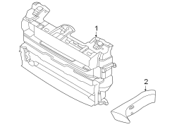 Radiator Support Air Deflector (Upper)