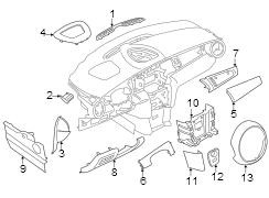 Instrument Panel Molding (Lower)