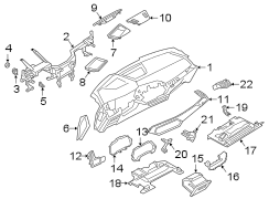 Instrument Panel Trim Panel (Lower)