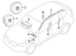 RESTRAINT SYSTEMS. AIR BAG COMPONENTS.