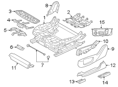 Seat Track Cover (Rear)