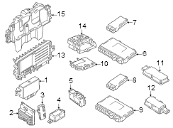 Control module. Radio remote control rece. Receiver. 