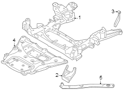 Suspension Crossmember Reinforcement Brace (Left)