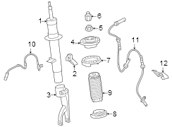 Sensor. Bracket. ABS. Speed. ABS Wheel Speed Sensor.