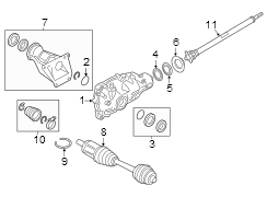 Front suspension. Carrier & front axles.